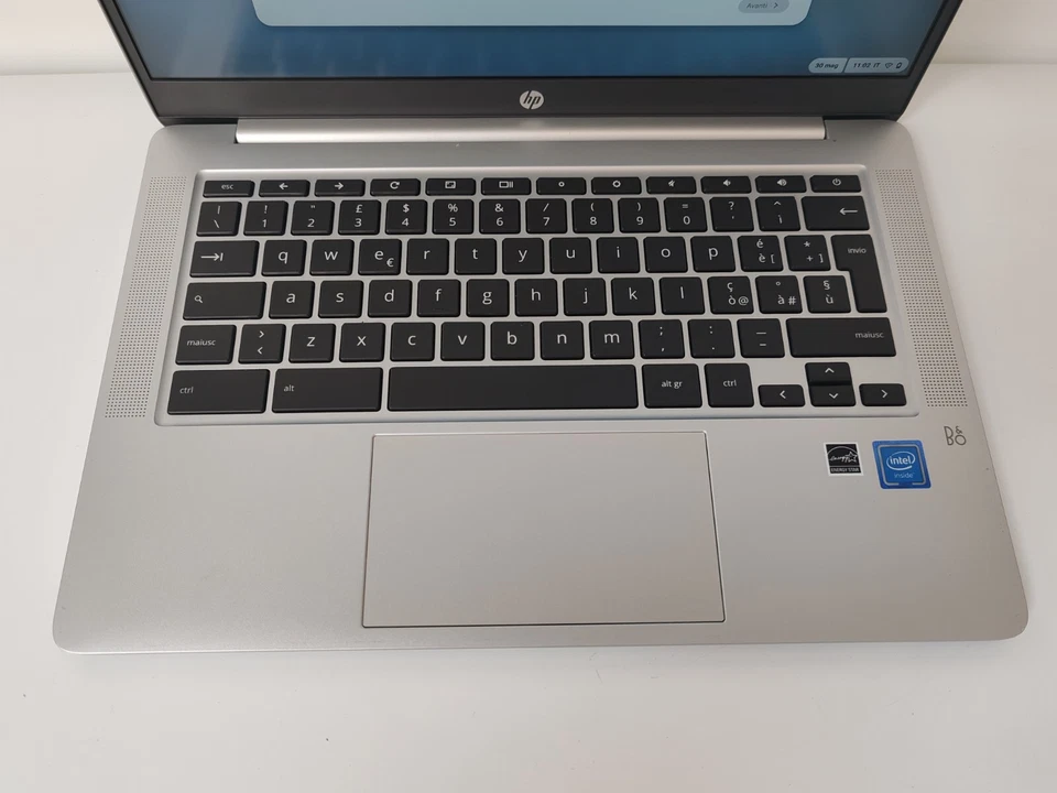 NOTEBOOK HP STREAM 14 INTEL CELERON N4000 4GB RAM 64GB HD WEBCAM WIFI CHROMEBOOK - Immagine 2 di 4