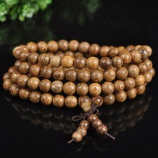 Bracciale Collana in Legno Uomo Donna Mala Tibetano Unisex Rosario Buddista