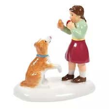 Department 56 Snow Village Accessories Dog Good Boy Donuts Figurine 2.64 Inch