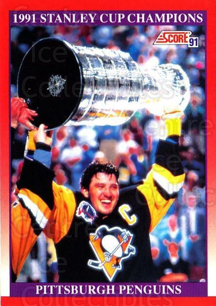 1991-92 Score Canadian English #315 Mario Lemieux, Stanley Cup | eBay