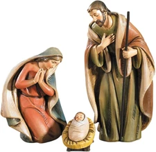 Nativity Set, 3-Piece, Holy Family