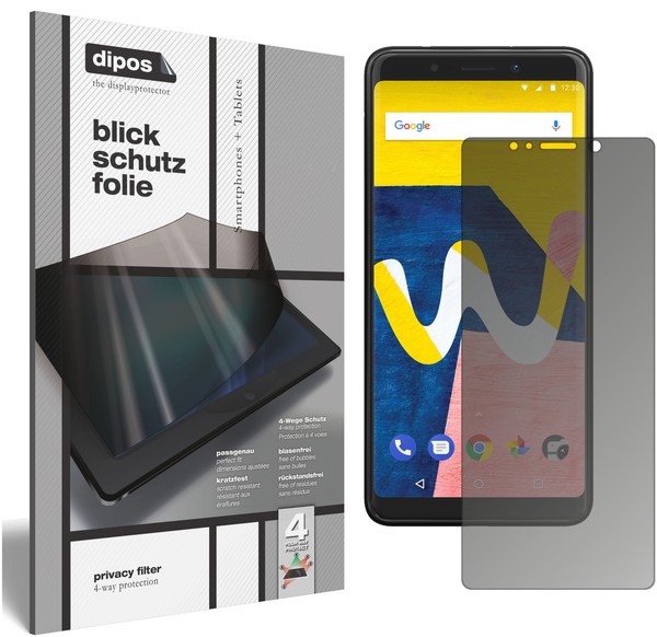 Schutzfolie FüR Wiko View Lite Blickschutzfolie Matt Folie Display Schutz Dipos-image