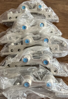 FIVE (5) Dual Coaxial F-Type Grounding Block for Cable/Satellite/Antenna