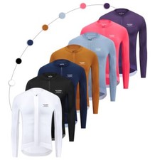  Men's Cycling Jersey Long Sleeve Tops Mountain Road Bike Cycling Jersey Team 