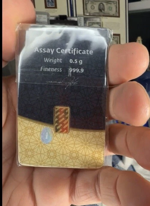 0.5 gram IGR Gold Bar - Istanbul Gold Refinery - 999.9 Fine in Sealed Assay -RME - Image 2 of 4
