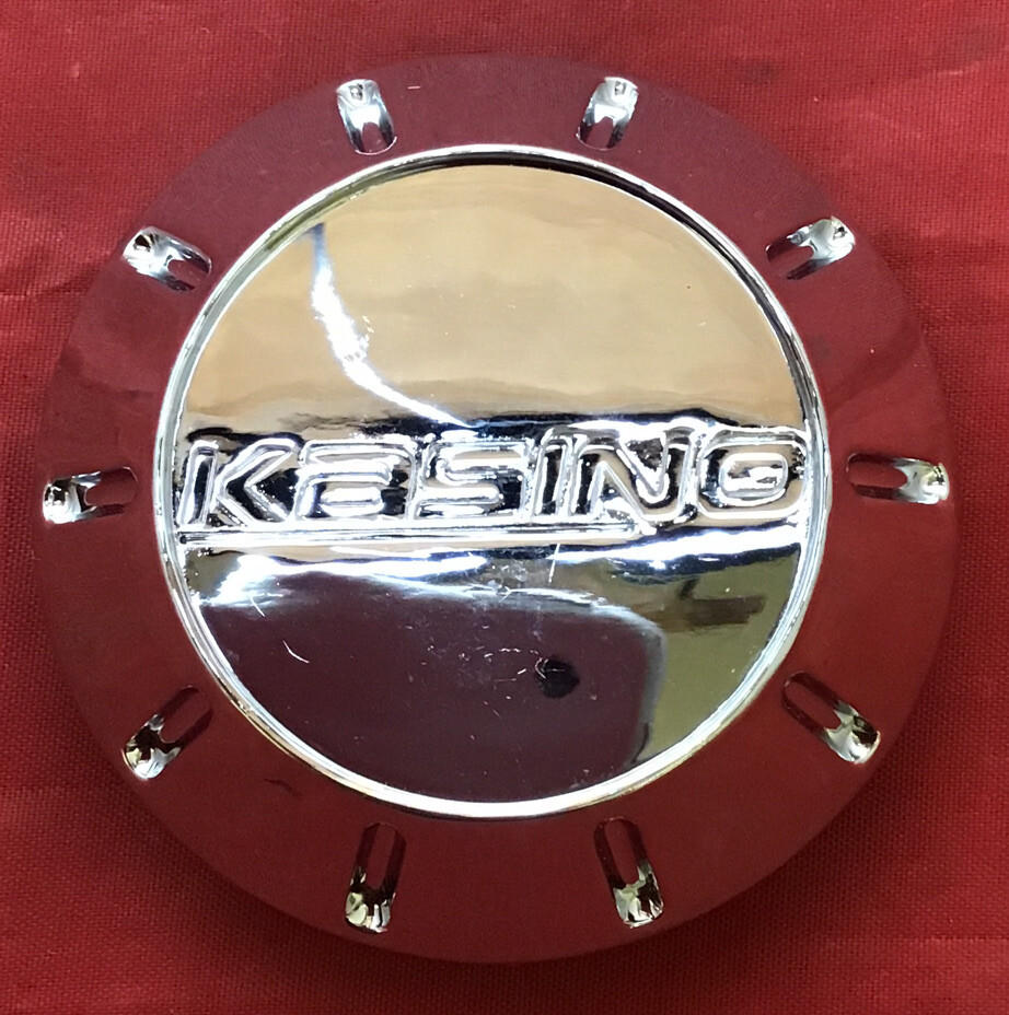 ONE NEW CHROME KASINO ALLOYS PD-CAP71-P1035 CUSTOM WHEELS RIM CENTER CAP 10917-image