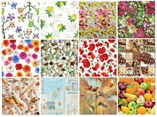 Wachstuch Tischdecke Meterware PREMIUM eckig rund oval Größe wählbar