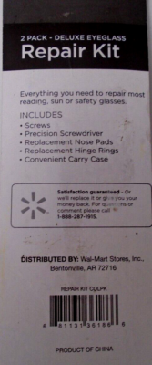 Deluxe Eyeglass Repair Kit 2-Pack | eBay