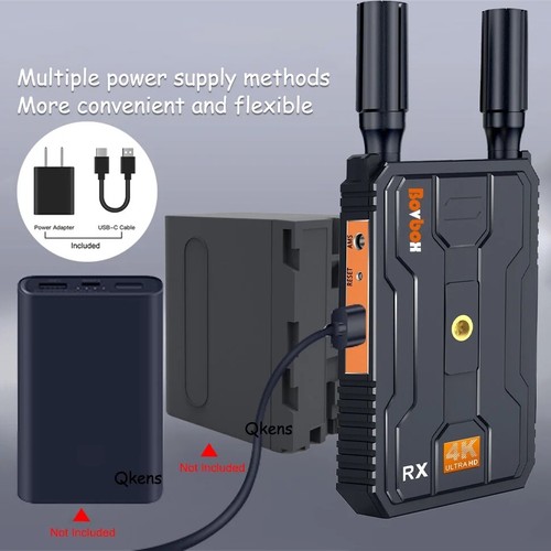 BOVBOX WL-097 5G 4K Dual-HDMI Bezprzewodowy system transmisji wideo 200M Extender - Zdjęcie 7 z 14