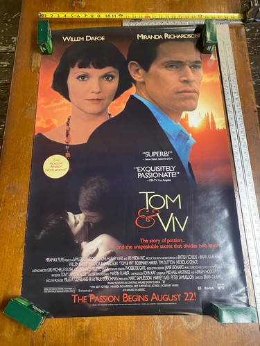 Tom & Viv Movie Poster - 40 x 26 - Rolled