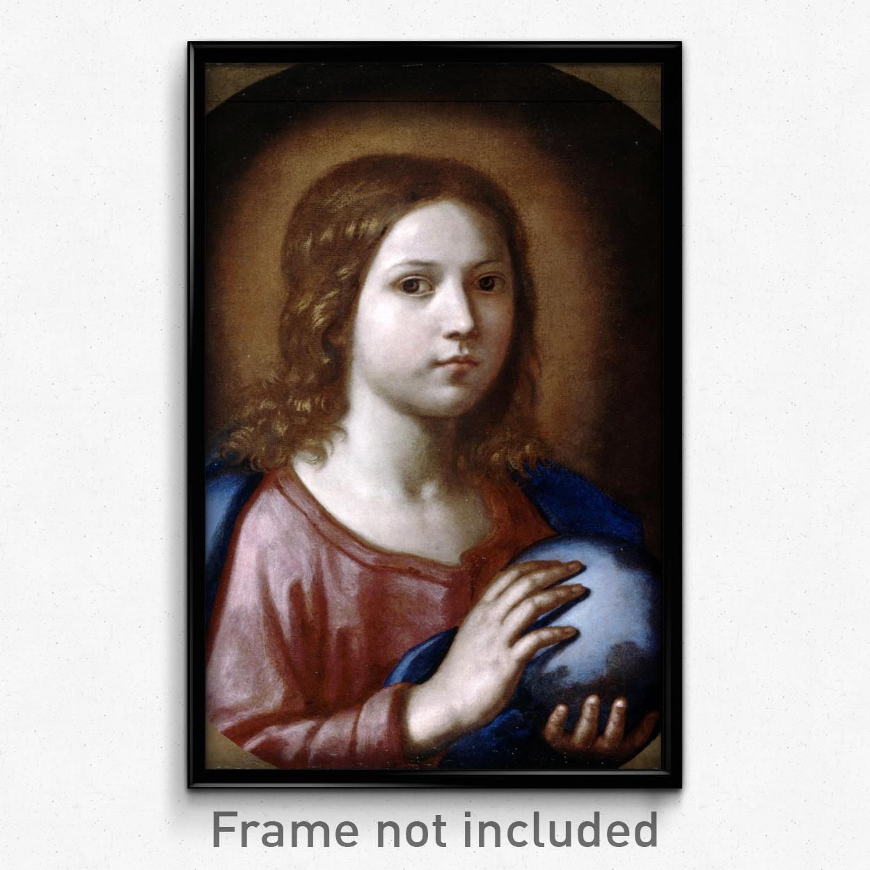 Italian Bolognese Italian Florentine Salvator Mundi Print 11x17 Italian bolognese italian florentine salvator mundi print 11x17