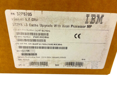 32P8705 I Open Box IBM Intel Xeon MP 1.4 GHz 400 MHz 256KB L3 PGA