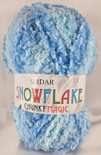 Sirdar Yarn Snowflake Chunky Magic 100% Polyester 137y 50g 1.75oz - Picture 2 of 9