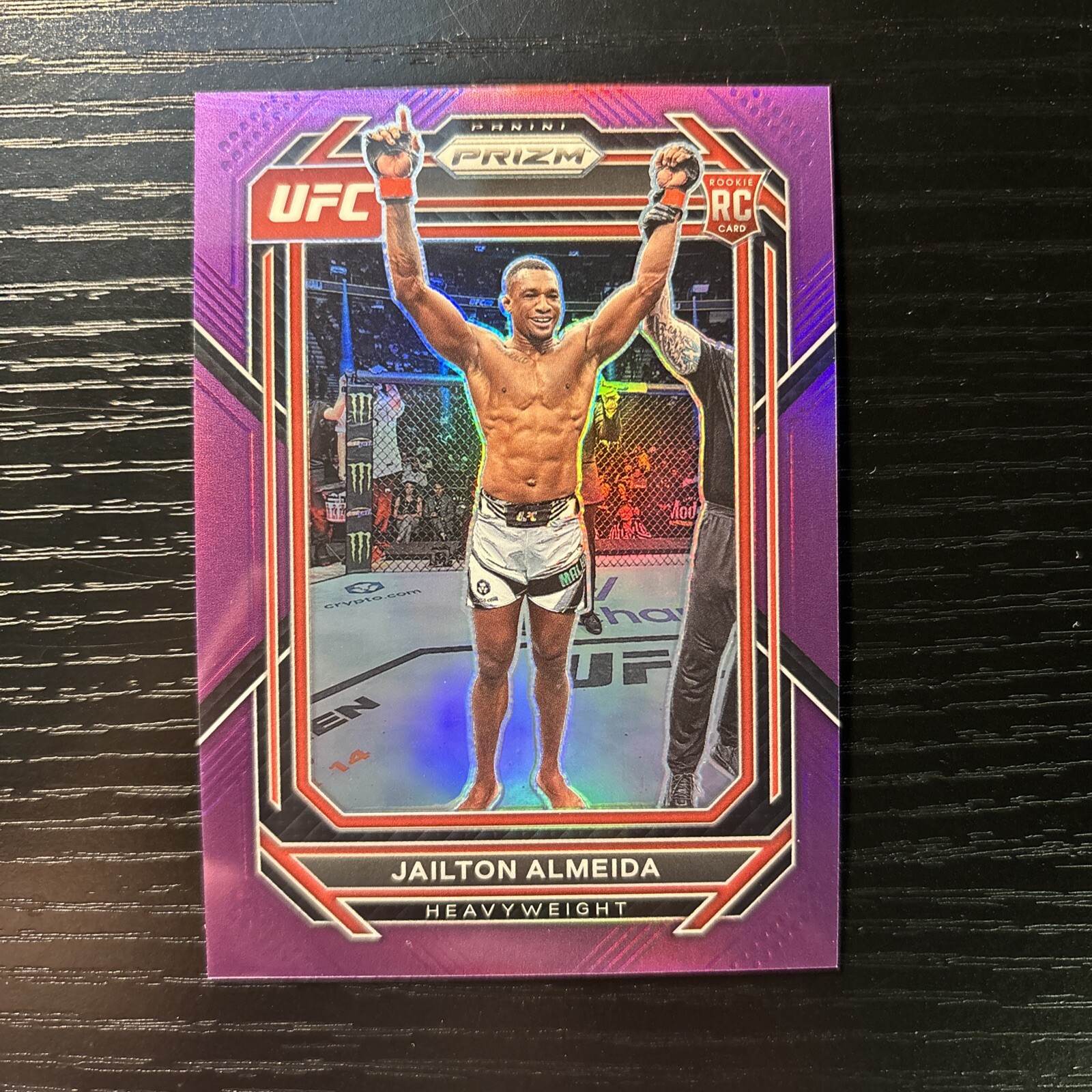 2023 Panini Prizm UFC Jailton Almeida Purple RC /149 SP #197