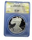2021-W PROOF 69 AMERICAN SILVER EAGLE DCAM TYPE 1 ABSOLUTLY STUNNING