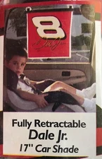 NASCAR Dale Earnhardt Jr #8 Red 17” Retractable Car Truck Sun Shade