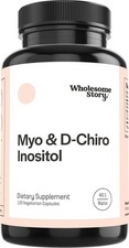 Wholesome Story Myo-Inositol  D-Chiro Inositol Supplement for Women  Fertil...