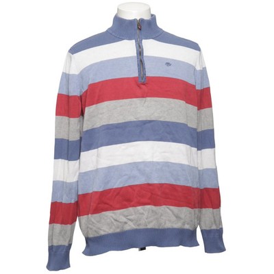 Hampton Republic, Strickpullover, Größe: XL, Blau/Rot/Grau/Weiß, Baumwolle #kz4
