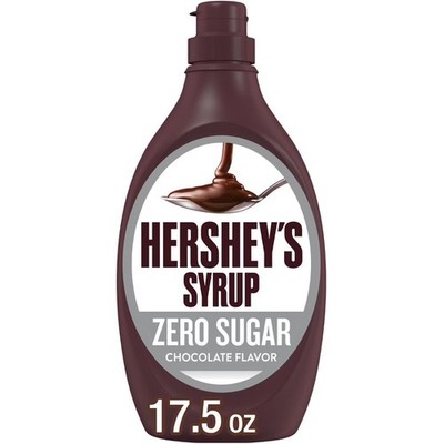 Zero Sugar Chocolate Syrup for Desserts & Drinks 17.5 oz Bottle