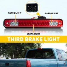 For 1988-1998 GMC Chevy C/K1500 2500 3500 LED Third 3rd Brake Cargo Light Lamp