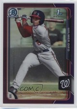 2015 Bowman Chrome Prospects Purple Refractor 81/250 Wilmer Difo #BCP241 3q5