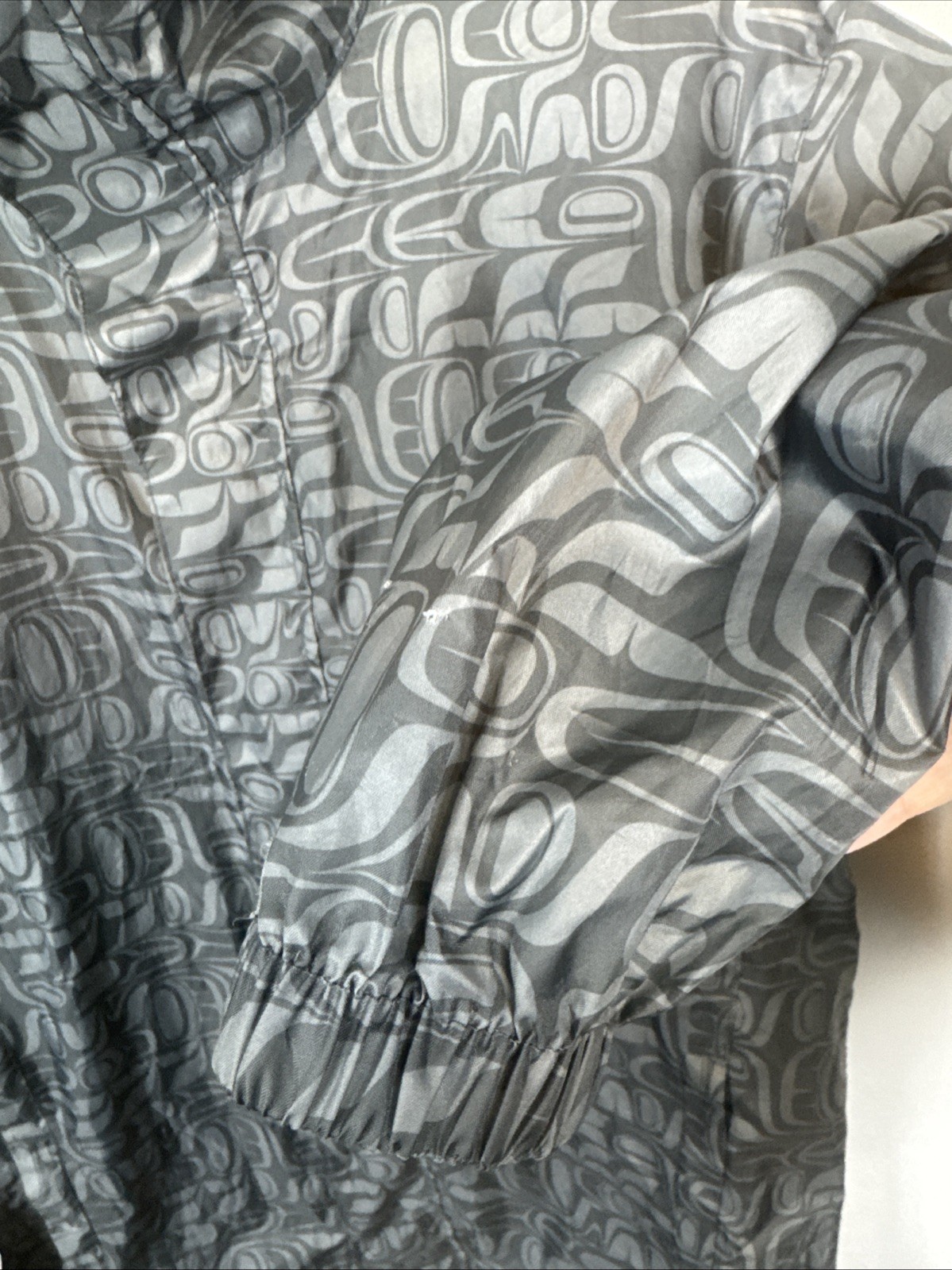 Native Northwest Orca Pattern Waterproof Windbrea… - image 2