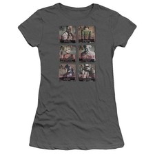 Arkham City Arkham Lineup Licensed Women's T-Shirt Juniors SM-XL