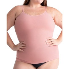 Shapermint Essentials Women's All Day Every Day Scoop Neck Cami, Rose/Pink 3XL