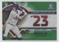 2023 Bowman Bowman Scouts Top 100 Green Refractor 2/99 Brooks Lee #BTP-23 9hx