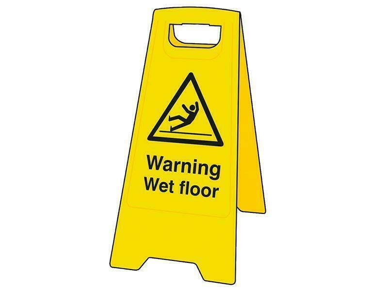 Scan Heavy-Duty 'A' Board: Warning Wet Floor SCA4702