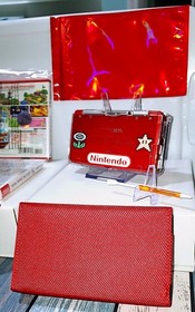 🔥🔴🔥 Nintendo 3DS FLAME RED Console Bundle Mario 3D Land + Captain Toad + Case