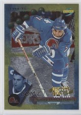 1994-95 Score Gold Line Pinnacle Punched Curtis Leschyshyn #64 p7i
