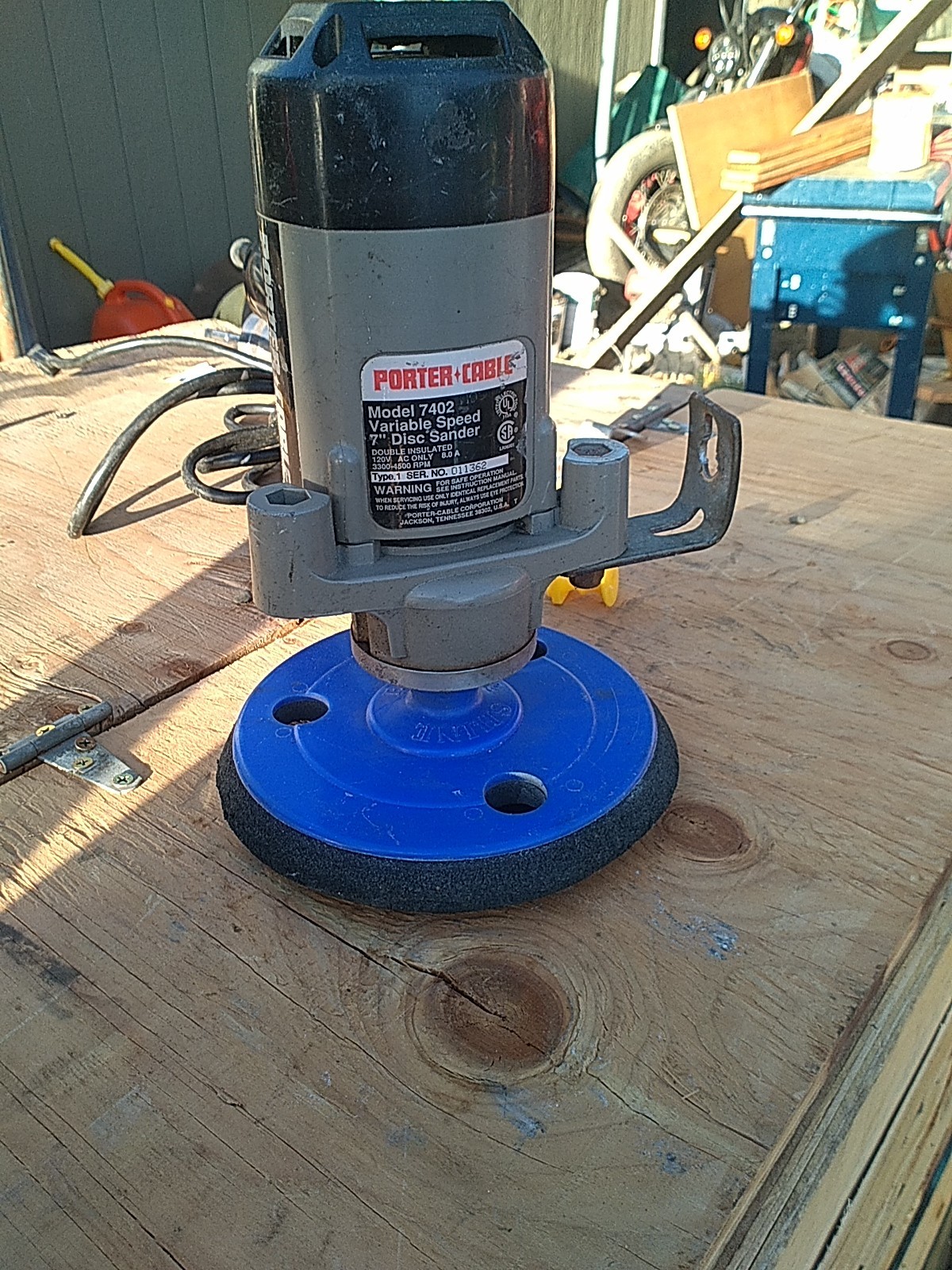 Porter Cable Disc Sander Model 7402