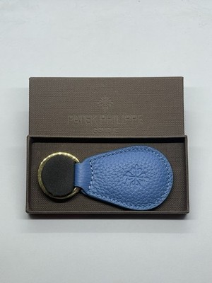 Patek Philippe Blue Leather Keychain Key Ring VIP Gift - Rare Item - Great Gift