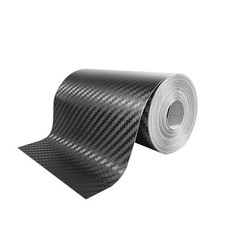 Black Carbon Fiber Vinyl Wrap 4 In X 30 Ft Car Bodywork Striping Tape