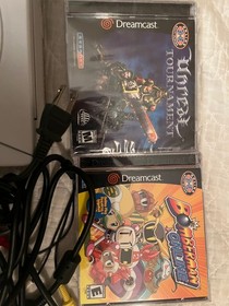 RARE Dreamcast with 3  Controllers, 2 games, + cables - PLEASE READ DESCRIPTION