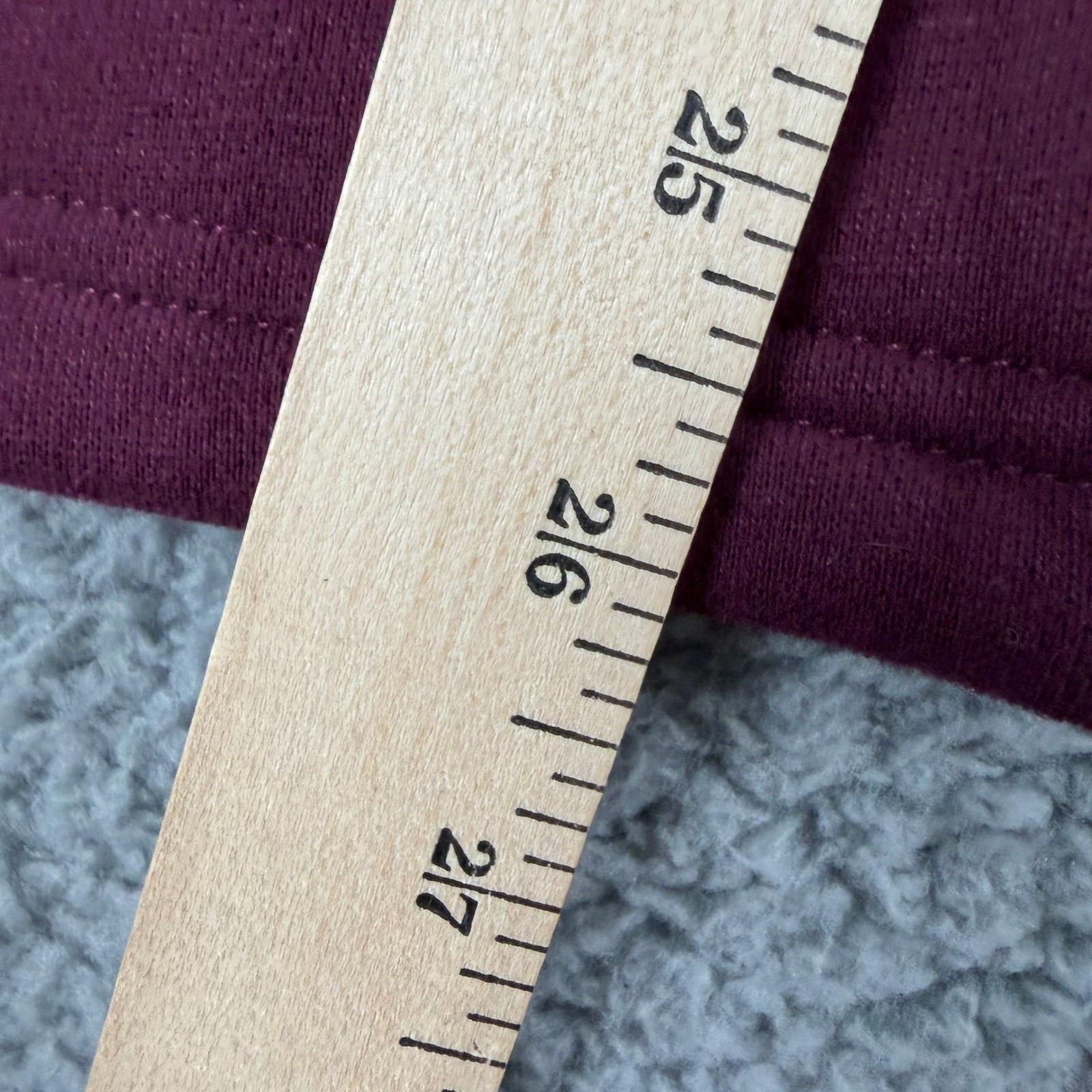 Comfrt Sweatpants Mens XL Maroon Fleece Lined Gratitude Take Care of Your Mind