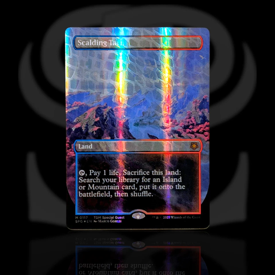 Scalding Tarn ~DRAGONSCALE~ Mythic TDM Special Guest & 4 Full Dragon Eye Lands - Image 4 of 4