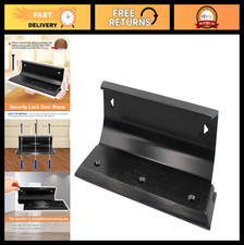 Heavy-Duty Door Security Lock Brace - Double Safety Barricade for Standard  Fre