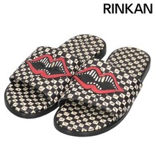 Chrome Hearts Ppo Shoes U Slide Chmpr Chomper Patch Leather 99eyes Sandals Used