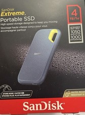 SanDisk 4TB USB-C USB 3.2 Extreme Portable External SSD SDSSDE61-4T00-G25M New