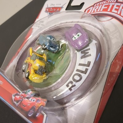 Disney Pixar Cars Micro Drifters Funny Car Mater Holley Shiftwell