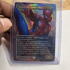 MTG Foil Sensational Spider-Man Borderless R Marvel's Spider-Man: Etern 25 NM