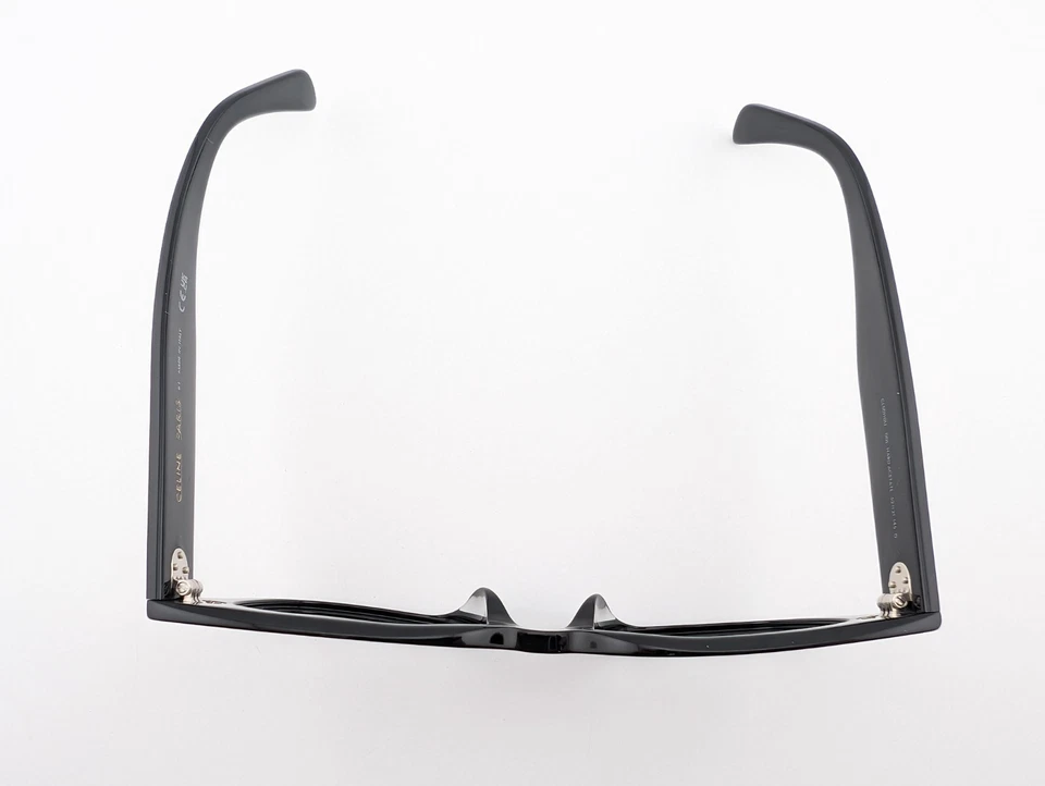 Gafas Celine, solo monturas, CL50110U 001 negras, 52-21-145, acetato duro, Italia Foto 3 de 4