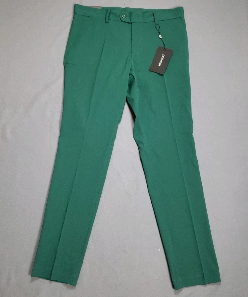 NEW J LINDEBERG Golf Pants 32x32 High Vent Stretch Masters Green Performance - Image 2 of 4