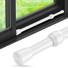 1Pack Window Security Bar Adjustable Sliding Lock Security Stick for Rubber Tips