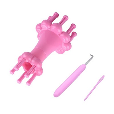 Kunststoff Wolle Seil Stricken Stricken Puppe Dolly Handwerk Spule Kit für Webstuhl Hersteller