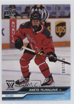 2024 Upper Deck PWHL 1st Edition Deluxe 87/250 Aneta Tejralova #39 Rookie RC 2d8