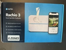 Tested Rachio 3 8-Zone Smart Sprinkler Controller 8ZULW-C White I2
