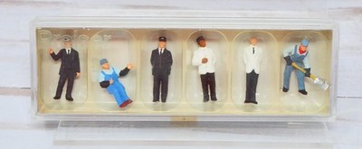 Preiser Mini-Figures 10452, Transition Era Passenger Train Crew, HO Scale
